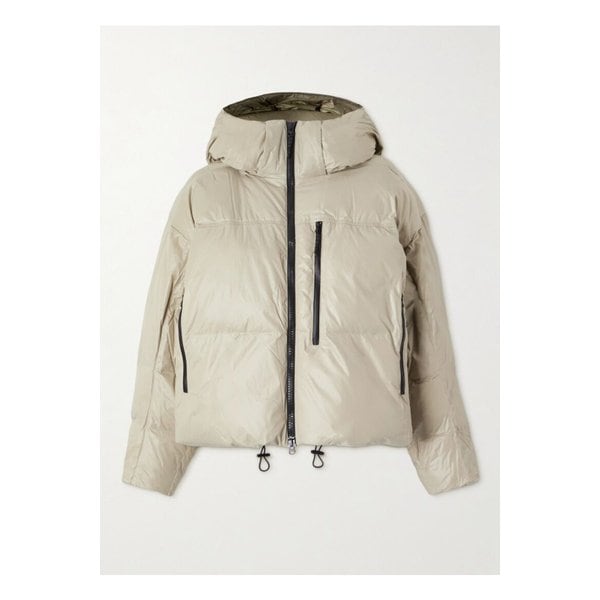 바이스텔라매카트니 트루네이처 후드 퀼팅 패딩  셸 재킷 베이지 1647597350396580