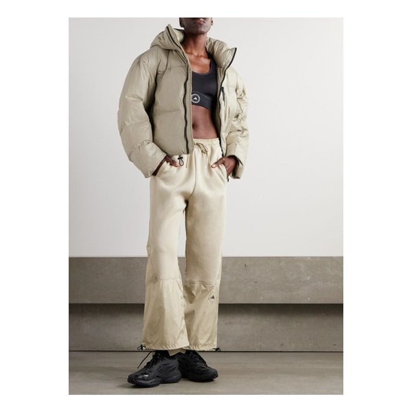 바이스텔라매카트니 트루네이처 후드 퀼팅 패딩  셸 재킷 베이지 1647597350396580