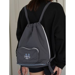 방수) Nylon Backpack_ Grey