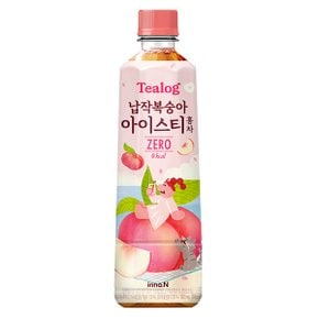 티로그 납작복숭아 아이스티 홍차 제로칼로리 500ml x 6개