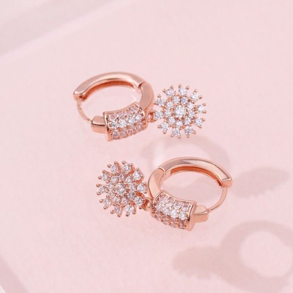 14k 피앙세 원터치 링 귀걸이 A00546