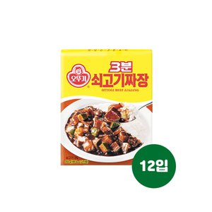 오뚜기 3분 쇠고기 짜장 200g 12입