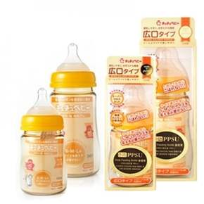 내열 크리스탈 젖병 240ML 와이드형 240ML 용량 편리한 젖병 유아 젖병