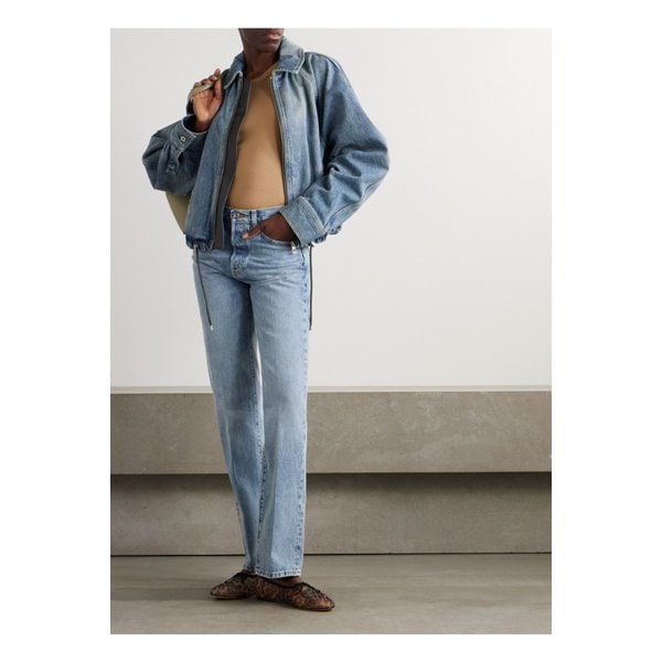 더 버티컬 스트레이트 진 미드 데님 1647597354414762