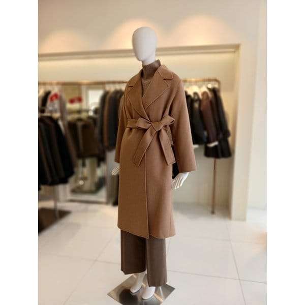 [여주점] 씨씨콜렉트 스티치포인트캐시미어롱코트 E254msh167