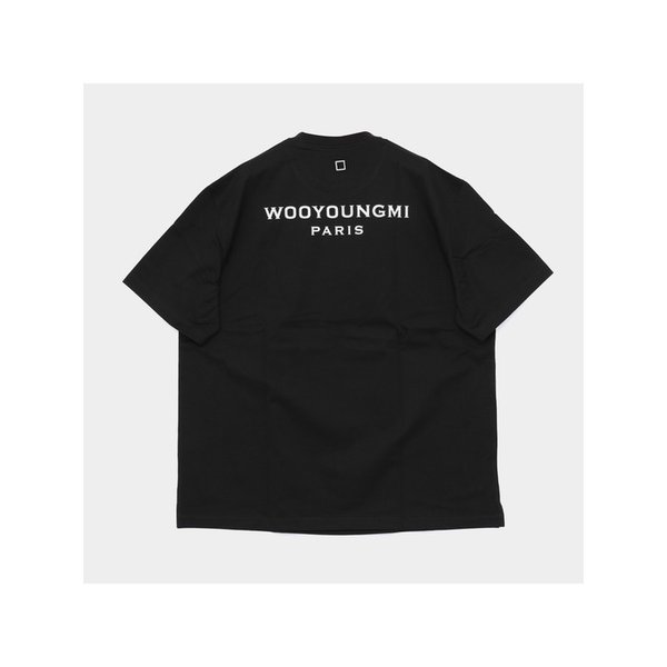 26SS 백로고 프린트 반팔 남성 티셔츠 W261TS07708B