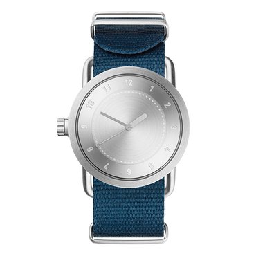 TID [공식수입정품] TID WATCHES 10220223 No.1 Steel / Blue Nylon Wristband (36) 여성 나토시계