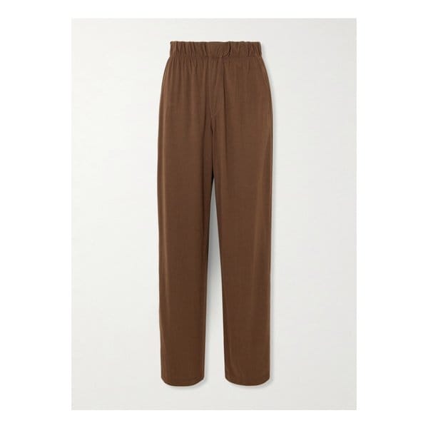 에턴 라운지 코튼 모달 혼방 저지 팬츠 브라운 1647597355789063