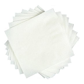 칵테일 백색 무지 냅킨 무형광 1봉 400매