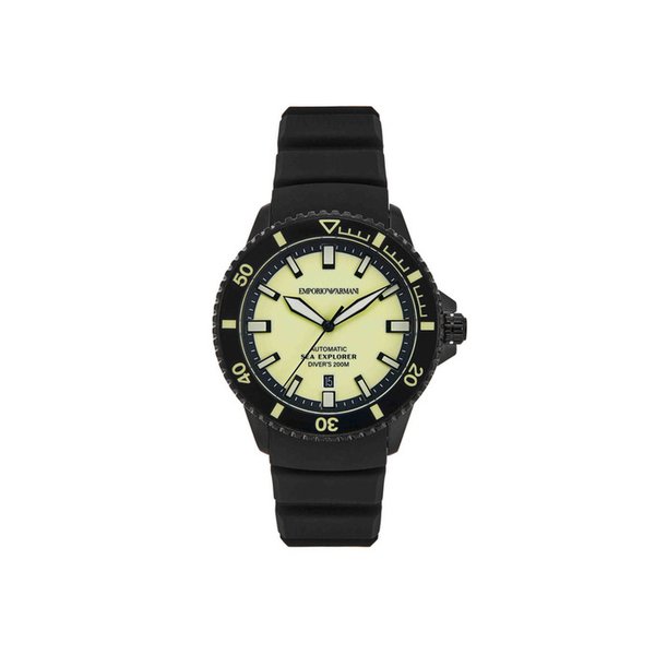 [공식본사정품] 아르마니 AR60085 (Sea Explorer) 씨 익스프로어 다이버 남성 우레탄시계