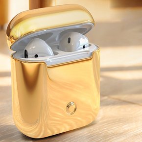 차이팟 에어팟 크리스탈 유광 소프트 케이스 충격방지 보호 풀커버 airpods 이어폰 악세사리 1 2세대 호환