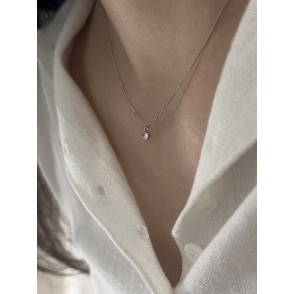 14k Moon necklace