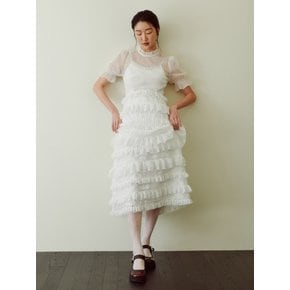 Bridal Dot Chichi Dress_white