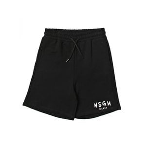 MSGM 23SS 키즈 여성 로고 트레이닝 숏팬츠 MS029331 110