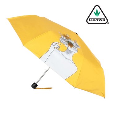펄튼 내셔널갤러리 미니라이트-2 UV 선플라워즈 여성 수동 3단 우산 25cm 238g UPF 50+