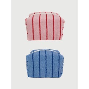 Stripe Terry Pouch (2colors)(S,L)