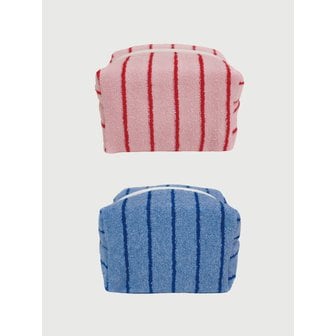 언폴드 Stripe Terry Pouch (2colors)(S,L)