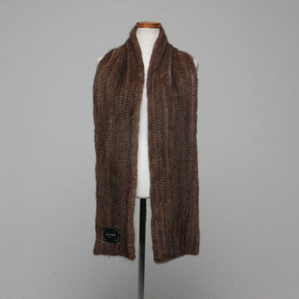 311-1S 밍크니팅 스킨 일자 머플러