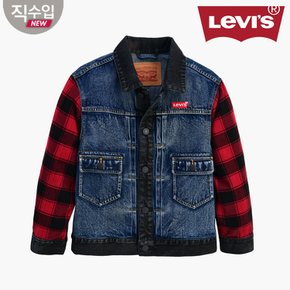 소매체크 트러커B V211JK307P (주니어)