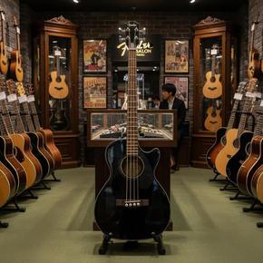 어쿠스틱 기타 블랙 Fender Acoustics CB-60SCE