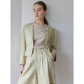 VIS LINEN JACKET LEMON