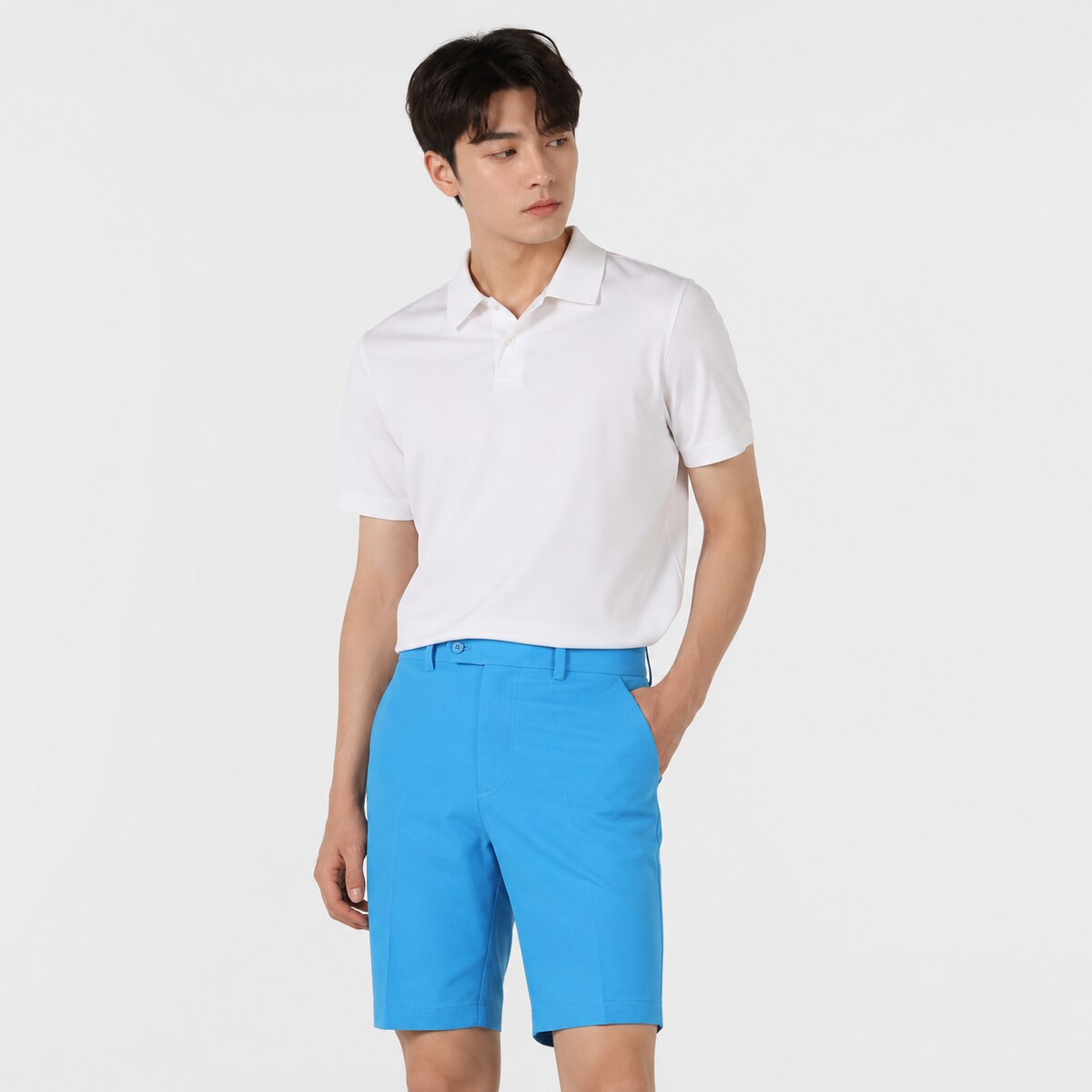 확대된 대표 VENT 벤트 슬림 골프 숏팬츠 GMPA07908 O175