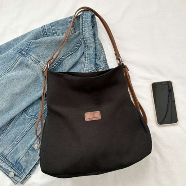 [옷자락] 여성 대학생용 조절끈 수납 가능 숄더백팩