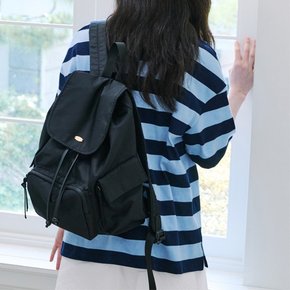 [9/26 예약배송] POCKET NYLON BACKPACK_BLACK