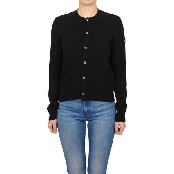 꼼데가르송 미니 레드와펜 여성 가디건 AZ N041 051 1