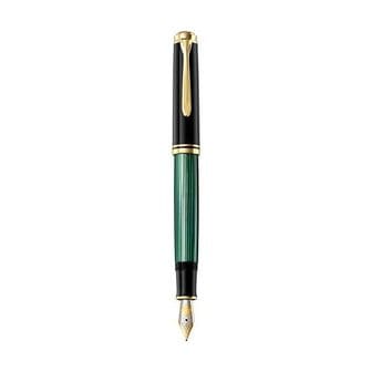  독일 펠리칸 만년필 Pelikan M800 Souveran Medium Nib Fountain Pen 블랙/ Green 1378691