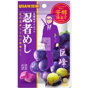 일본 UHA 미카쿠토 닌자 메시 포도맛 구미 젤리 10개입 일본젤리