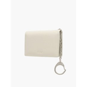 Keyring Card Wallet (Ivory)