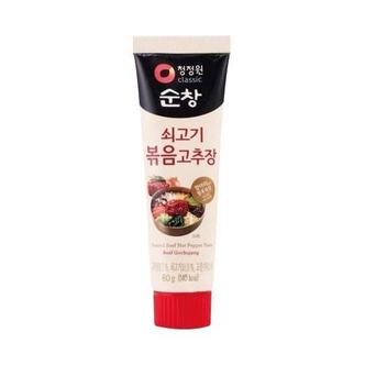  청정원 순창 쇠고기볶음고추장 60g X 7개  / 여행용 휴대용 간편개별포장