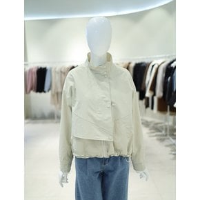 [여주점] 여성 밑단 스트링 하이넥 집업 점퍼 YW5SM112