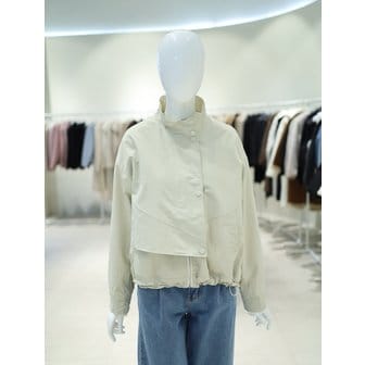 올리브데올리브 [여주점] 여성 밑단 스트링 하이넥 집업 점퍼 YW5SM112