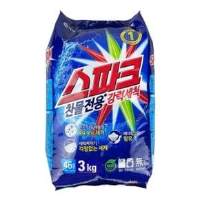 애경 스파크 분말세제 일반 드럼 겸용 리필 3kg - O[W9325CE]_