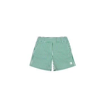 ONOFF [온오프골프웨어] 여성 스트라이프 코튼 반바지 OF5713LA_GREEN