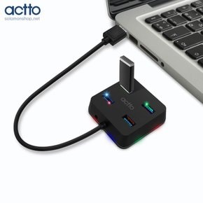 엑토 RGB 4포트 USB3.0허브 HUB-38