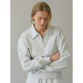 half zip-up sweatshirt  (3colors)