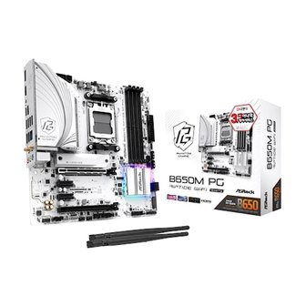 에스투씨엔아이 ASRock B650M PG Riptide WiFi White 디앤디컴