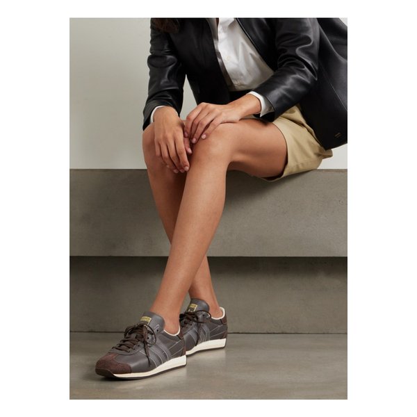 컨트리 Og 스웨이드 트리밍 가죽 스니커즈 다크 그레이 1647597352764920