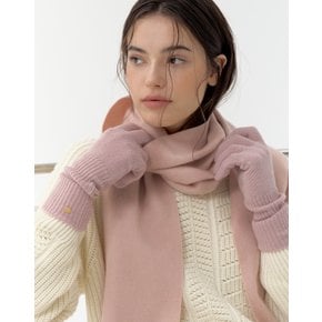 [24FW] [Cashmere Blended] 핑크 솔리드 캐시미어혼방 핑   HIGV4F203P2