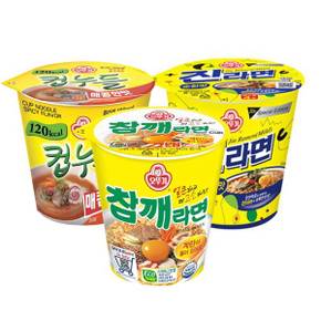 소컵 6컵씩 참깨라면+컵누들 매콤+진라면 순한 무료배송