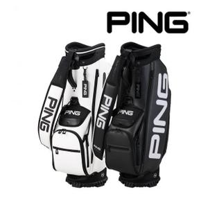 5764200 핑 투어 라이트 캐디 백 TOUR LITE CADDY BAG 남성 화이트 블랙 9.5 TA3474695