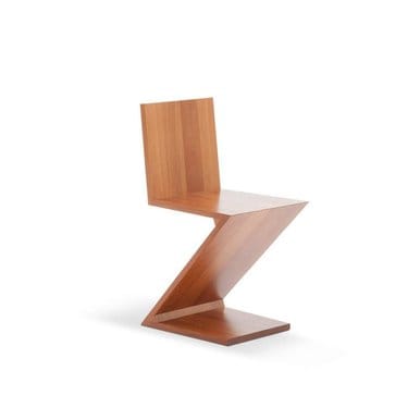 [Cassina 공식수입원] Zig-Zag Chair (Natural Cherrywood)