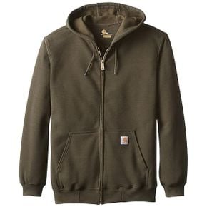 미국 칼하트 남자 후드집업 Carhartt Mens Midweight Hooded ZipFront Sweatshirt Medium Olive