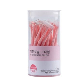  SGS 치간칫솔 대용량 어금니용 L타입 40개입 0.8mm(SS)