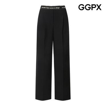 GGPX 레터링 밴딩 슬랙스 (GP8PT006B)
