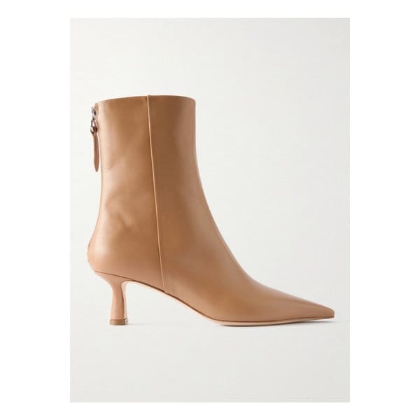 에이디 로언 가죽 앵클 부츠 탠 브라운 46376663162886495