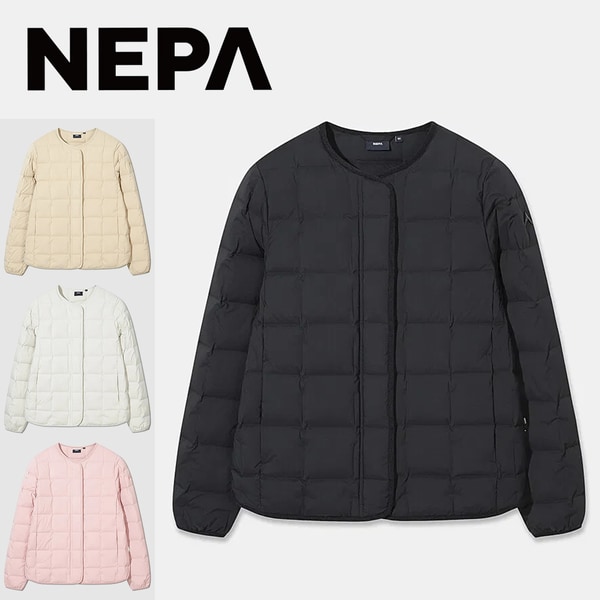 [부산점] 여성 모노 튜브 넥리스 다운자켓 7L82063